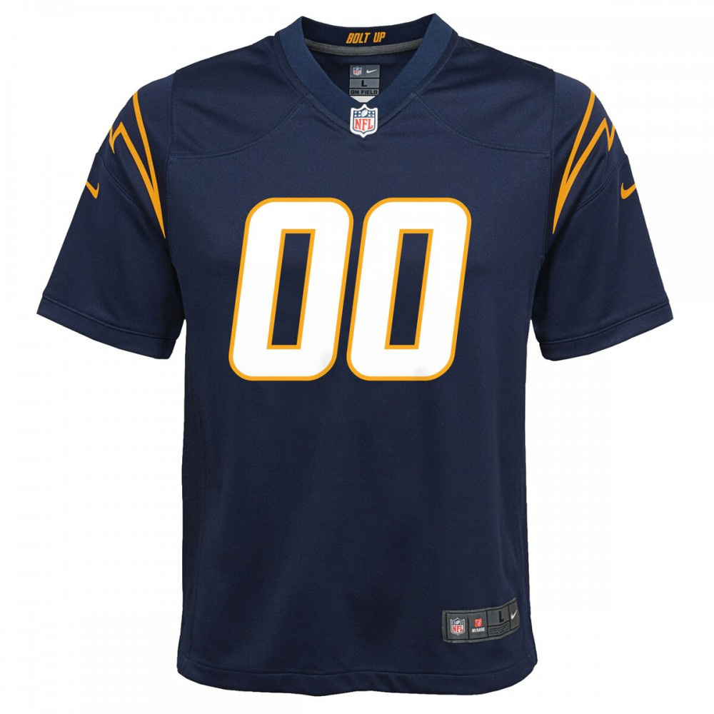 Los Angeles Chargers Nike Youth Alternate Custom Game Jersey - Navy-GridironStore